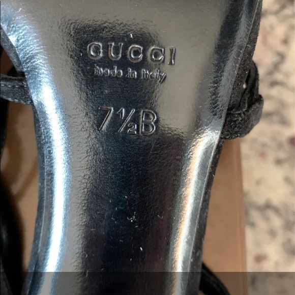 🖤SOLD!🖤Authentic Gucci Strappy Heels - Picture 8 of 10